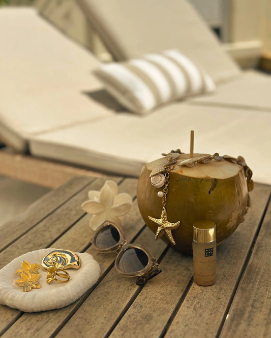 Broche coquillage, bijoux et accessoires, acier inoxydable plaqué or, bijoux pas cher, bijoux femme, cadeau femme